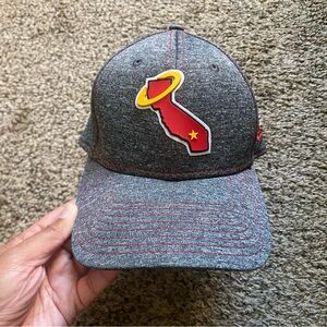 New Era Los Angeles Angels MLB Club Heather Gray 39Thirty Stretch Fit Hat Cap